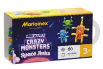 Klocki konstrukcyjne, Mini Waffle, Marioinex, Crazy Monsters- Space Jinks, 60 elementów
