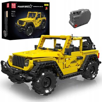 Klocki konstrukcyjne MOULD KING 15058 Jeep Wrangler samochód z NAPĘDEM PULL - Mould King