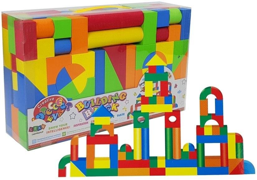 Klocki Konstrukcyjne Piankowe 131El - Lean Toys | Sklep EMPIK.COM