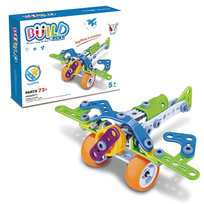 Klocki konstrukcyjne soft z miękkich elementów 73 elementy, miękkie, bezpieczne, precyzyjny  montaż