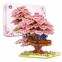 Klocki Konstrukcyjne Zestaw Klocków Kwiat Wiśni Sakura Cherry 2151 el.