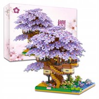 Klocki Konstrukcyjne Zestaw Klocków Kwiat Wiśni Sakura Cherry 2229 el. Inna marka