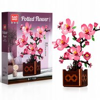 KLOCKI KWIATY DIY 632 EL. SAKURA PEACH BLOSSOM DEKORACJA PREZENT 3D