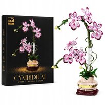 Klocki Kwiaty Orchidea Cymbidium 696 El Storczyk DIY Dekoracja