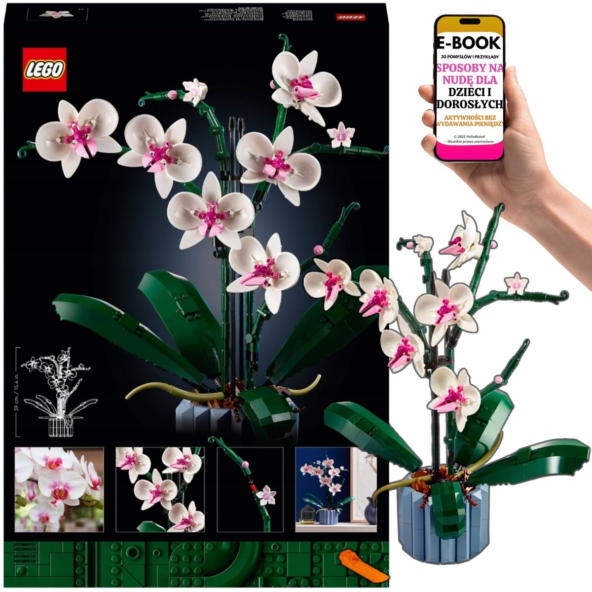 KLOCKI LEGO CREATOR 10311 KWIATY LEGO – Orchidea Do Złożenia, Piękno Natury - PREZENT DLA KOBIETY MĘŻCZYNY + EBOOK-3