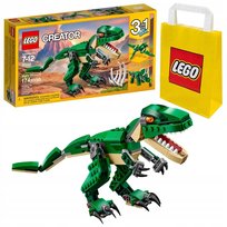 Klocki Lego Creator 31058 Potężne Dinozaury 3W1 Dinozaur Dla Dzieci + Torba LEGO