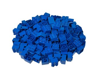 Klocki LEGO® DUPLO® 2x2 Niebieskie - 3437 NOWOŚĆ! Zestaw 10 klocków - LEGO