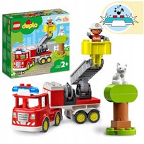 Klocki Lego Duplo Town Wóz Strażacki Kot Na Drzewie 10969 Misja Ratunkowa