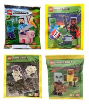 Klocki LEGO Minecraft- Zestaw 4 Polybag - MC01 LEGO