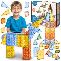 Klocki Magnetyczne 3D Dla Dzieci Ricokids, Konstrukcyjne, Zestaw