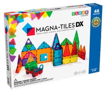 klocki magnetyczne Clear Colors Deluxe 48 elementów Magna Tiles