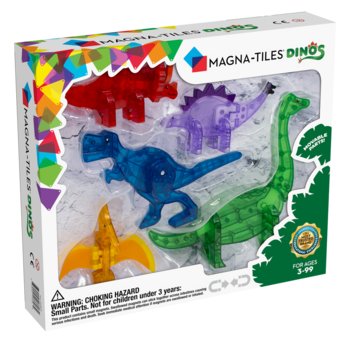 klocki magnetyczne Dino 5 dinozaurów Magna Tiles