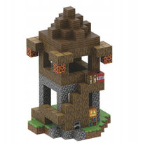 Klocki Magnetyczne, Klocki Konstrukcyjne  224 szt. Pełna Sceneria! - 8 magnesów - T060 Wieża Obserwacyjna