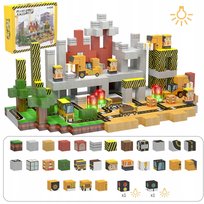 Klocki Magnetyczne Klocki Minecraft Klocki Sześciany PIKSELE ŚWIATŁO 138 el Active Hobby