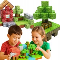 KLOCKI MAGNETYCZNE konstrukcyjne zestaw dla dzieci 144 elementy kreatywne