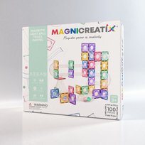 Klocki Magnetyczne Kulodrom MAGNICREATIX LIGHT BALL TRACK – 100 el.