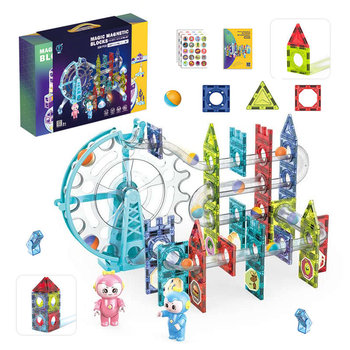 Klocki Magnetyczne - Magic Magnetic Blocks 120 Elementów - Inna marka