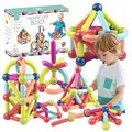 Klocki Magnetyczne Magnetic Sticks Edukacja 120 El - click4TOYS