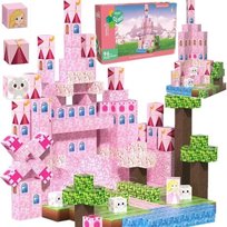 KLOCKI MAGNETYCZNE MOCNE KLOCKI SZEŚCIANY 96 SZT KLOCKI PIKSELE