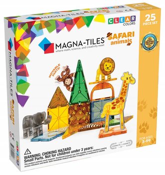 klocki magnetyczne Safari Animals 25-elementów Magna Tiles