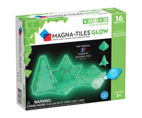 klocki magnetyczne świecące w ciemności Glow in the Dark 16 elementów Magna Tiles