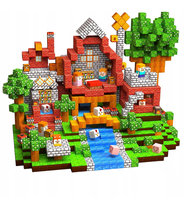 KLOCKI MAGNETYCZNE SZEŚCIANY KONSTRUKCYJNE BLOKI 100SZT+ 5 FIGURKI