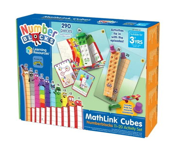 Klocki Matematyczne, Kostki 11-20 Mathlink Cubes - Inna marka