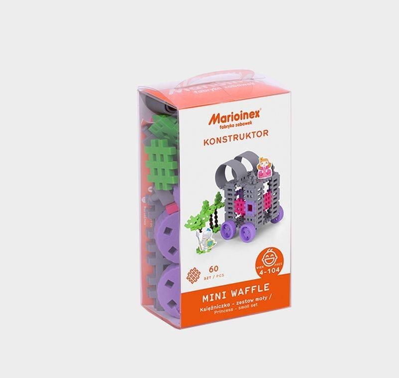 Klocki Mini Waffle Księżniczka zestaw mały 60 el.-Zdjęcie-0