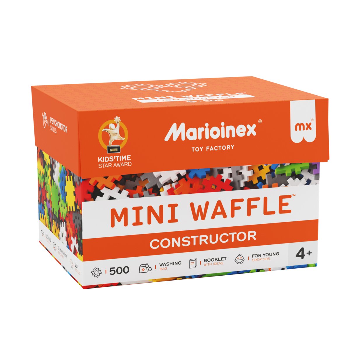 Klocki Mini Waffle Wafle Konstruktor 500 el.