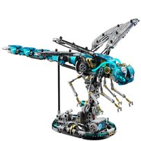 Klocki MJI 13086 – Mechaniczna Ważka Technic LED, 866 elementów – model ekspozycyjny