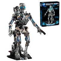 Klocki MJI 13091 – Ruchomy Mechaniczny Robot Cyborg Technic LED, 692 el.