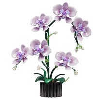 Klocki MJI 13115 – Kwiat Storczyk, 619 elementów – dekoracyjny model orchidei MJI