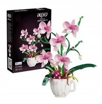 Klocki Orchidea 567 el Różowe Kwiaty w Filiżance Greenzone