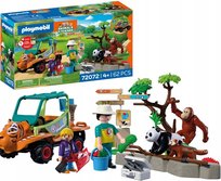 KLOCKI PLAYMOBIL ZOO Opiekun zwierząt Pojazd Animals&Friends 72072