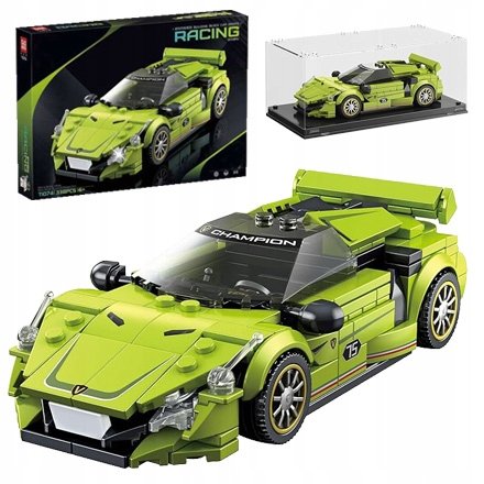 KLOCKI SAMOCHÓD AUTO WYŚCIGOWE sportowe POJAZD ZESTAW KLOCKÓW 323 ...