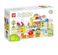 Klocki sklep/kawiarnia 62 elementy, super jakość, kompatybilne z klockami innych producentów, ciekawa temamtyka