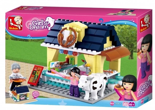 Sluban M38-B0605 Ristorante Sulla Spiaggia - Set Costruzioni Multicolore Per Bambini - 2