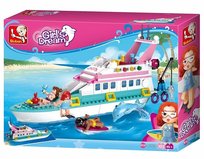 Klocki Sluban – Girls Dream: luksusowy jacht, statek (328 el.) Sluban