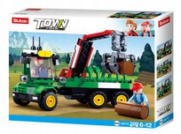 KLOCKI SLUBAN Traktor Prace leśne