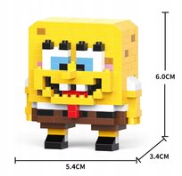 Klocki Spongebob Kanciastoporty gąbka śmieszny prezent Inna marka