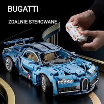 Klocki Technic 1144 szt - zdalnie sterowane auto Bugatti 34 cm