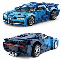 KLOCKI TECHNICZNE AUTO SPORTOWE 1/14 1408 ELEMENTÓW BUGATTI ZESTAW KLOCKÓW
