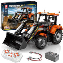 KLOCKI TRAKTOR CIĄGNIK KOPARKA ZDALNIE STEROWANA NA PILOTA ŁADOWARKA 1496