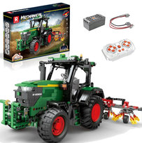 KLOCKI TRAKTOR CIĄGNIK Rolniczy KOPARKA ZDALNIE STEROWANA NA PILOTA 1664