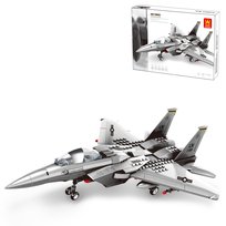 Klocki Wange 4004 - Samolot myśliwski F-15 Eagle Fighter, 223 elementy