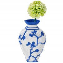 KLOCKI WAZON Z KLOCKÓW NA KWIATY BUKIET DO WAZONU PUZLE 3D zestaw 3.500