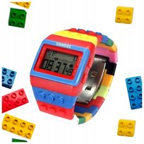 Klockowy Cyfrowy Zegarek Dla Dziecka Regulowany Różne Kolory