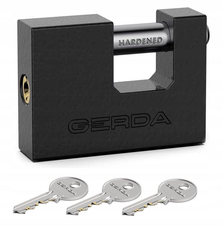 Kłódka GERDA Żeliwna Trzpieniowa 80mm KZT T80 80