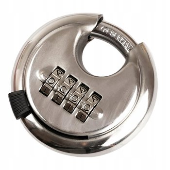 Kłódka Z Resetowalnym Zamkiem Szyfrowym | 4 Cyfrowa Kombinacja | Srebrna - TRS