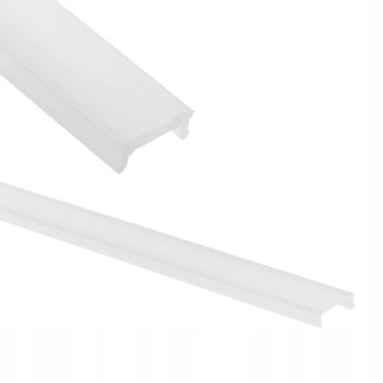 Klosz Mrożony Przesłona do Profilu Natynkowego Podtynkowego 2m do Taśm LED - Ecolight